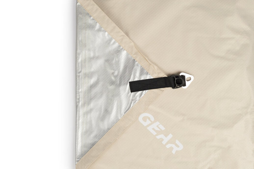 Тент 3F Ul Gear Square 210D 5*6 без шеста Айвори